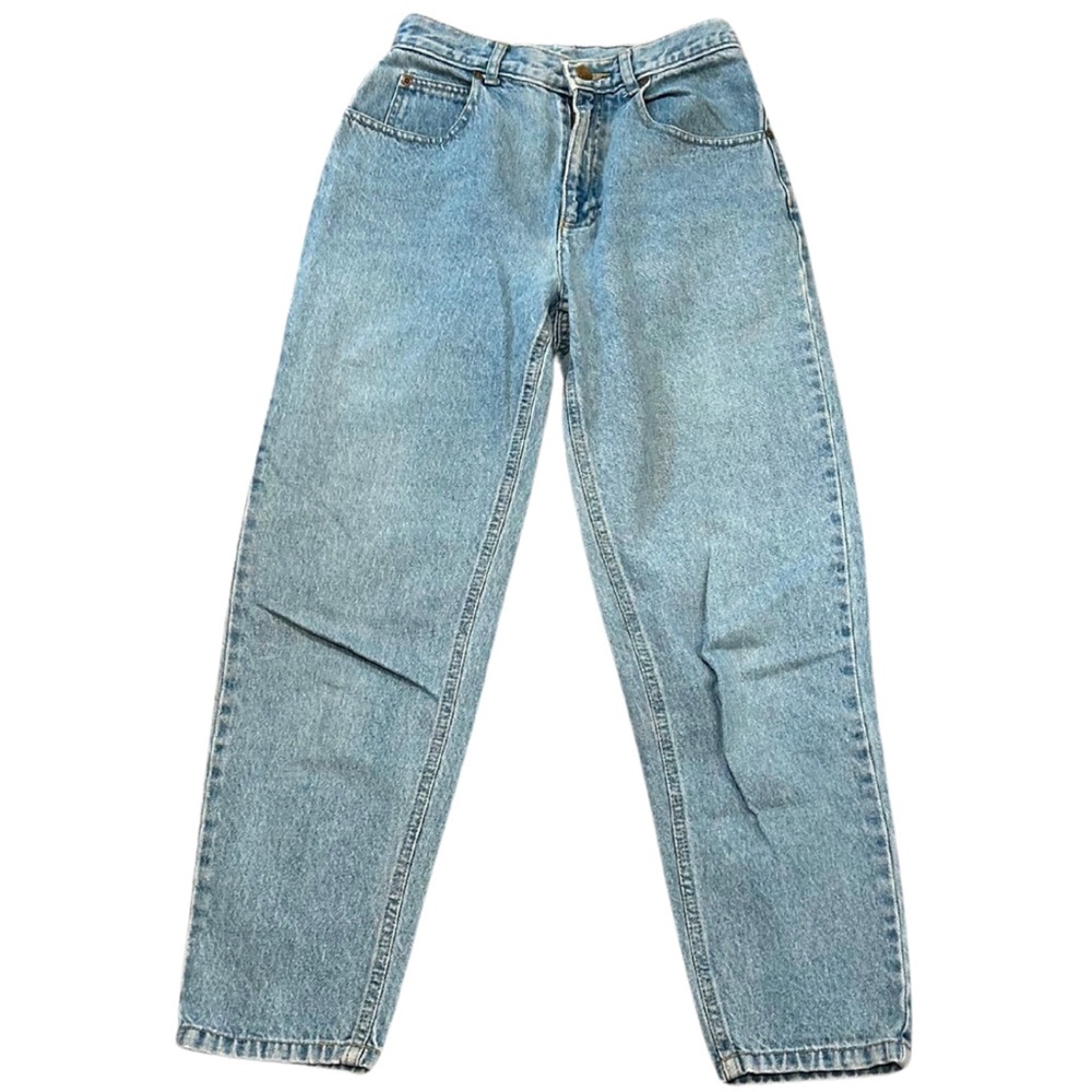 Vintage Lizwear High Waist Straight Jeans | Vintage Light Blue | W26 x L26